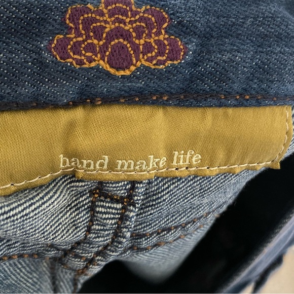 Sharkah Chakra Ladies Orcha blue Jeans - 9ct Gold Stud W32 L30- BNWT - Picture 15 of 17